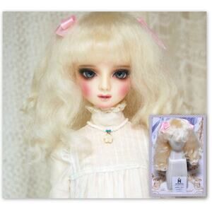 Hannasu Leeke Mohair 1/3 BJD Doll Super Dollfie Dream SD DD LM-093 Wig 8/9